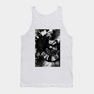 Tricone Drill Bit Close-up Tank Top